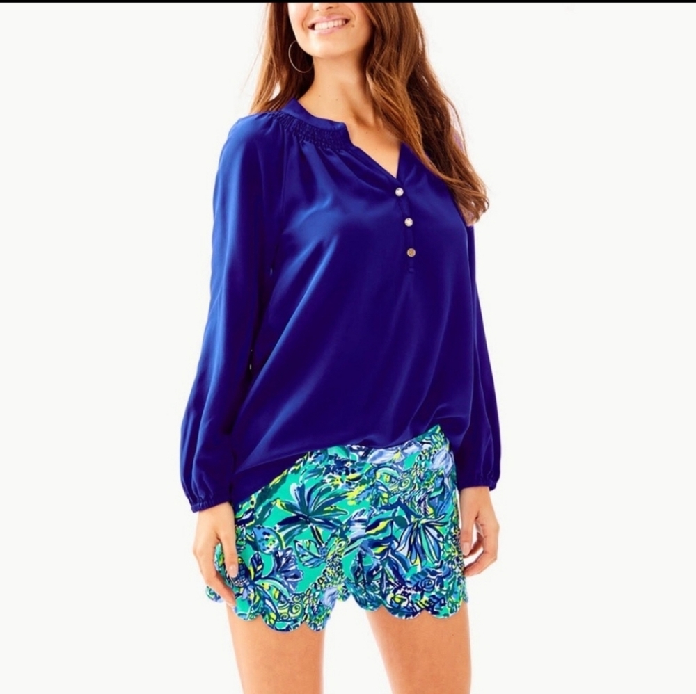 LILLY PULITZER Magnolia Short In Bennett Blue